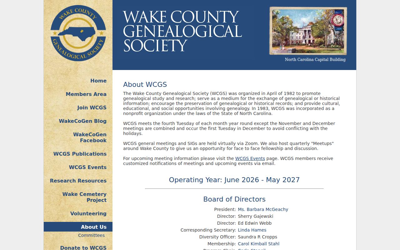 Fuquay-Varina city directory Wake County Genealogical Society resource