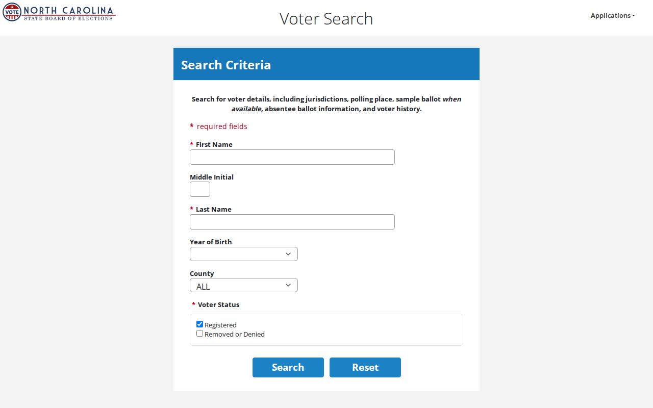 Fuquay-Varina residents directory North Carolina voter lookup