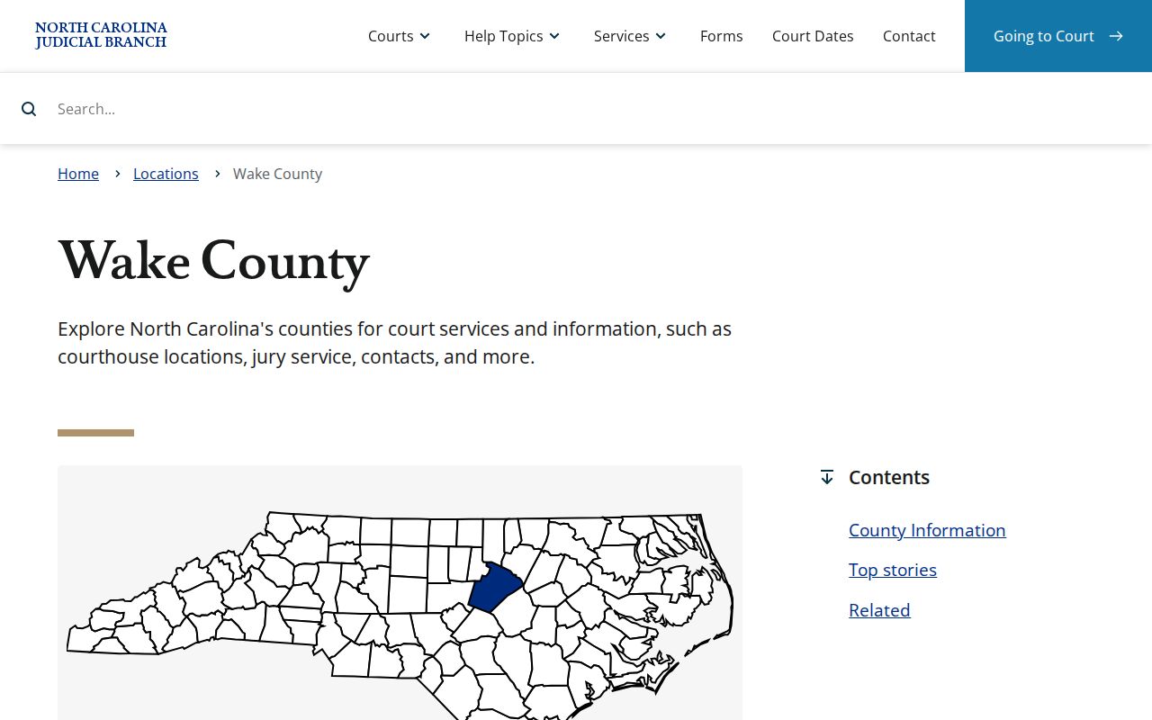 Fuquay-Varina residents directory Wake County court information