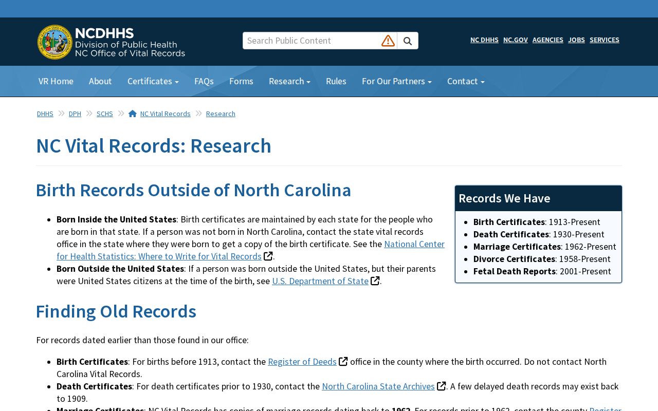 Fuquay-Varina resident lookup North Carolina Vital Records research guidance