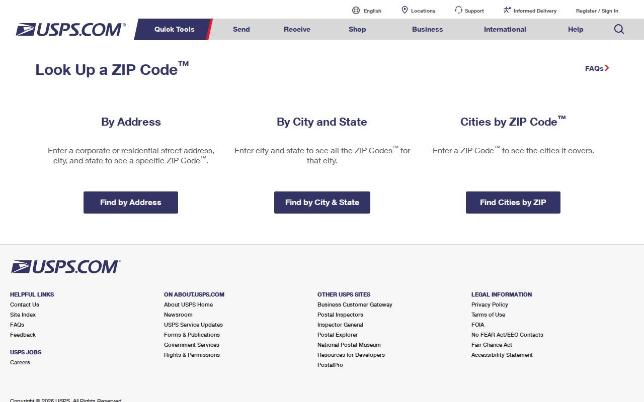 Fuquay-Varina ZIP code directory USPS ZIP Code Lookup